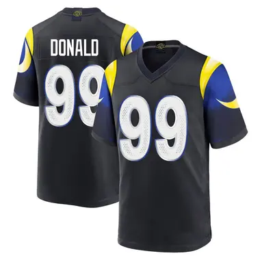 Aaron Donald Men's Game Blue Los Angeles Rams Midnight 2025 Rivalries Collection Jersey