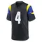 Ahkello Witherspoon Men's Game Blue Los Angeles Rams Midnight 2025 Rivalries Collection Jersey
