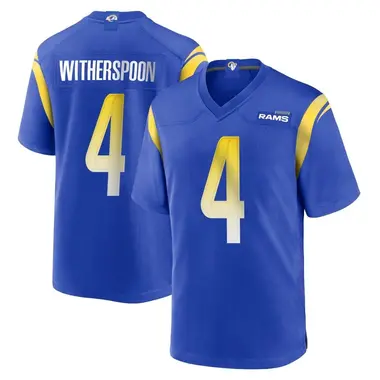 Ahkello Witherspoon Men's Game Royal Los Angeles Rams Alternate Jersey
