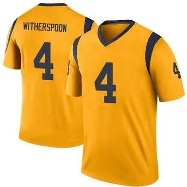 Ahkello Witherspoon Men's Legend Gold Los Angeles Rams Color Rush Jersey