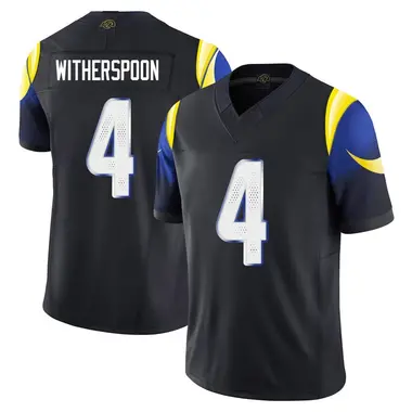 Ahkello Witherspoon Youth Limited Blue Los Angeles Rams Midnight 2025 Rivalries Collection Jersey
