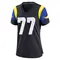 Alaric Jackson Women's Limited Blue Los Angeles Rams Midnight 2025 Rivalries Collection Jersey