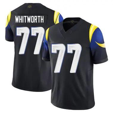 Andrew Whitworth Men's Limited Blue Los Angeles Rams Midnight 2025 Rivalries Collection Jersey