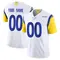 Custom Men's Limited White Los Angeles Rams Vapor Untouchable Jersey