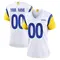 Custom Women's Game White Los Angeles Rams Jersey