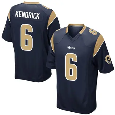 Derion Kendrick Youth Game Navy Los Angeles Rams Team Color Jersey