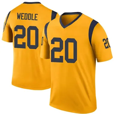 Eric Weddle Men's Legend Gold Los Angeles Rams Color Rush Jersey