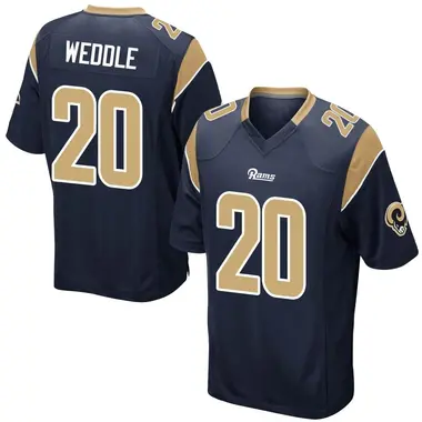 Eric Weddle Youth Game Navy Los Angeles Rams Team Color Jersey