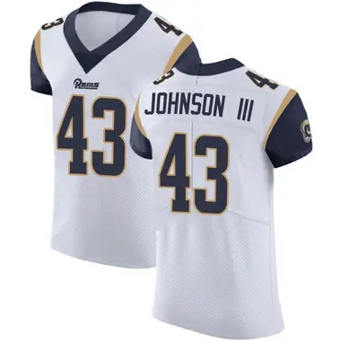 John Johnson III Men's Elite White Los Angeles Rams Vapor Untouchable Jersey