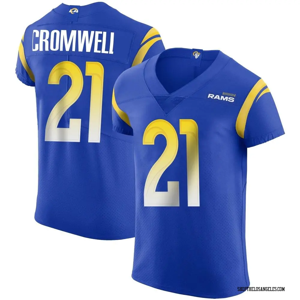 Nolan Cromwell Men's Elite Royal Los Angeles Rams Alternate Vapor Untouchable Jersey