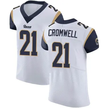 Nolan Cromwell Men's Elite White Los Angeles Rams Vapor Untouchable Jersey