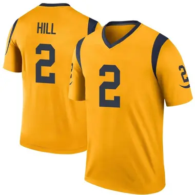 Troy Hill Youth Legend Gold Los Angeles Rams Color Rush Jersey