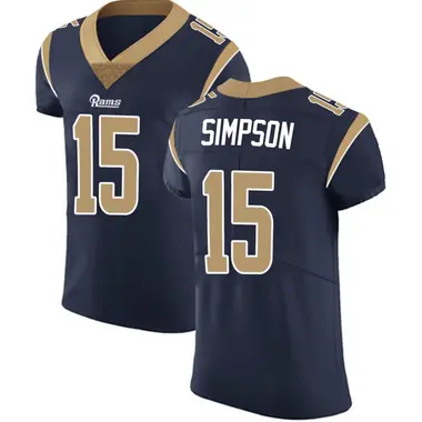 Ty Simpson Men's Elite Navy Los Angeles Rams Team Color Vapor Untouchable Jersey