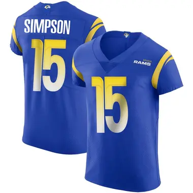 Ty Simpson Men's Elite Royal Los Angeles Rams Alternate Vapor Untouchable Jersey