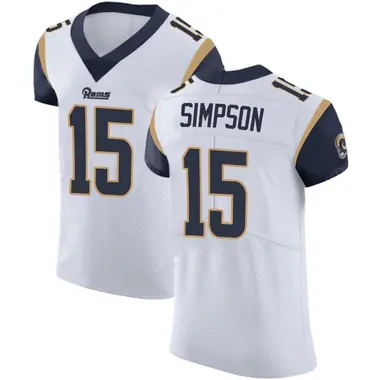 Ty Simpson Men's Elite White Los Angeles Rams Vapor Untouchable Jersey