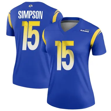 Ty Simpson Women's Legend Royal Los Angeles Rams Jersey