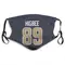 Tyler Higbee Name & Number Navy Los Angeles Rams Face Mask