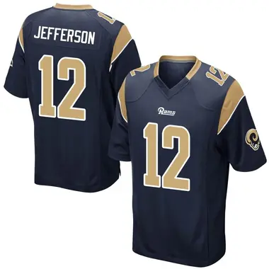 Van Jefferson Youth Game Navy Los Angeles Rams Team Color Jersey